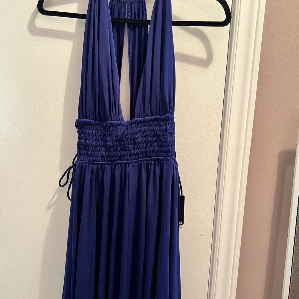 Express Women's Mini Dress in Deep Blue